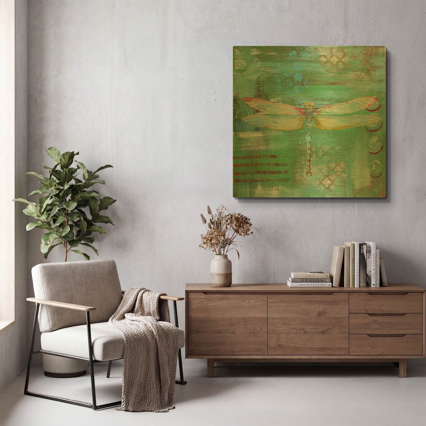 'Abstract Inspirations E' By Jean Plout Gold Metal Wall Art