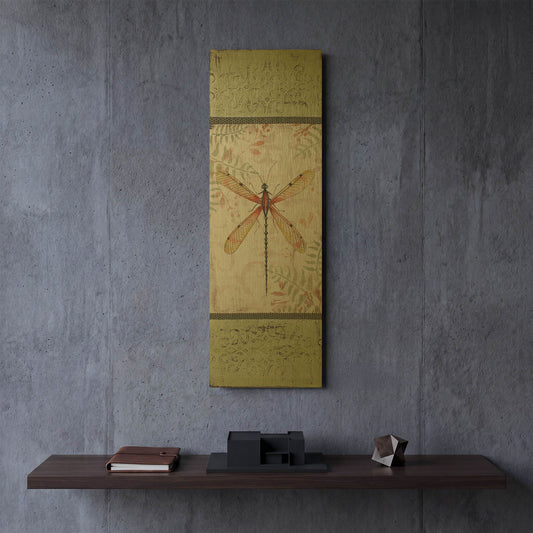 'Vintage Butterfly' By Jean Plout Gold Metal Wall Art