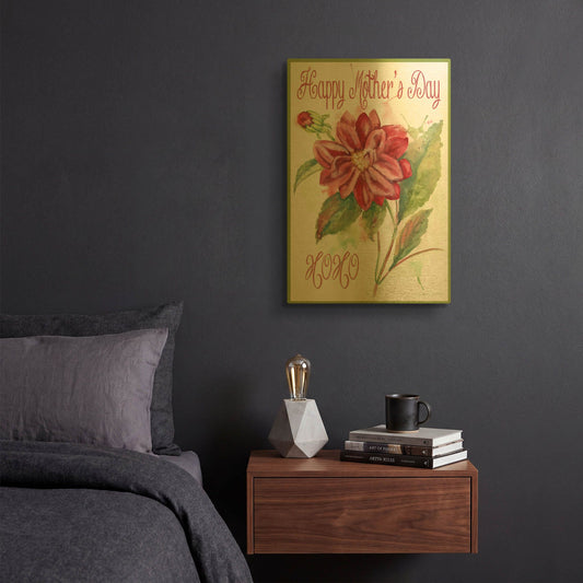 'Mother’s Day' By Jean Plout Gold Metal Wall Art