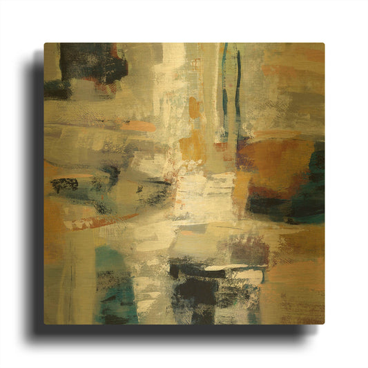 'Full Moon I' By Silvia Vassileva Gold Metal Wall Art