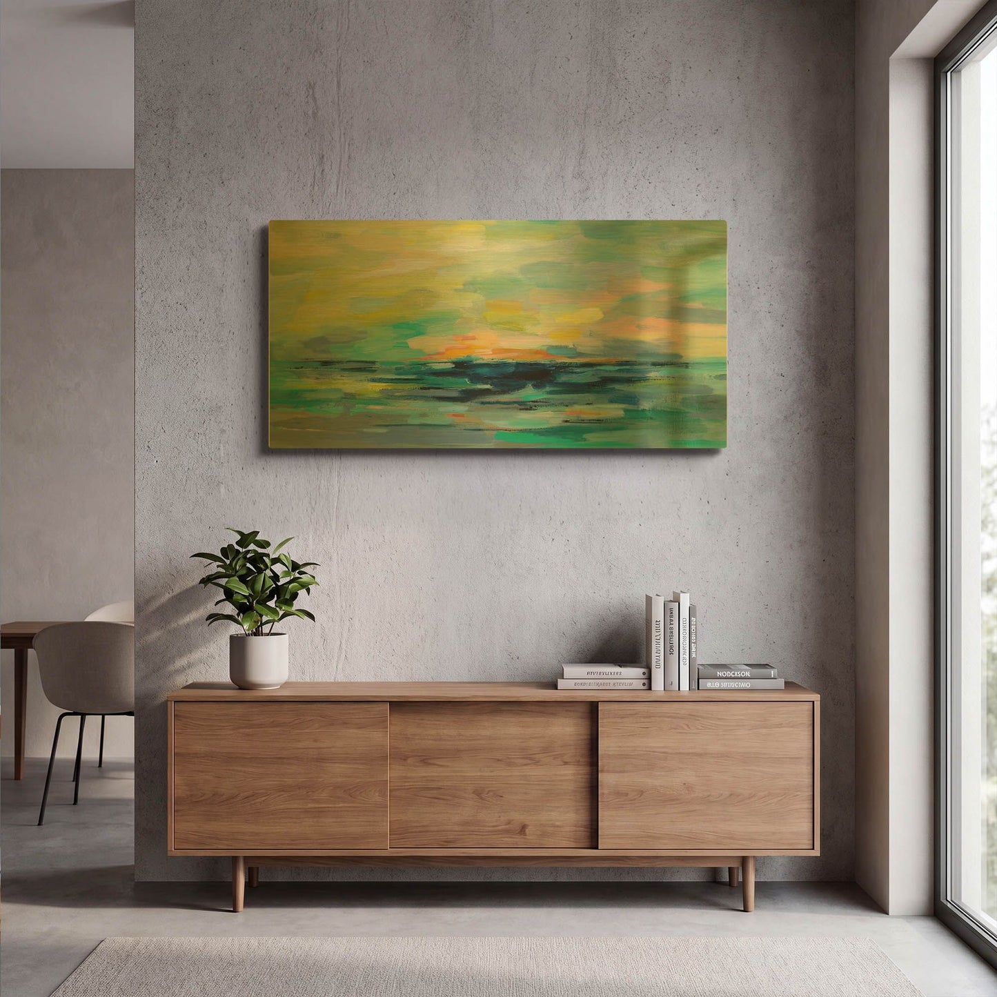 'Pacific Beach' By Silvia Vassileva Gold Metal Wall Art