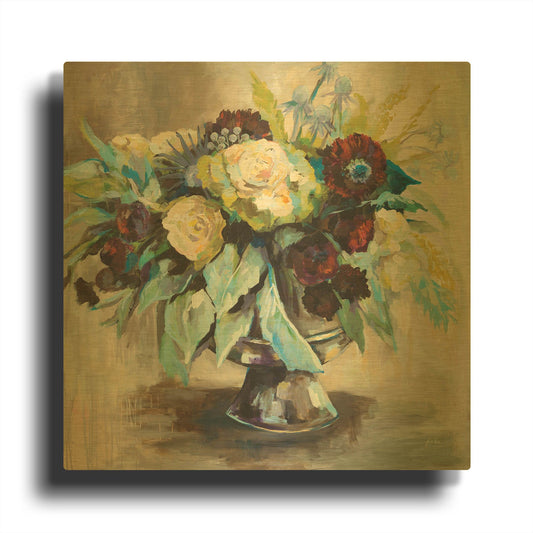 'Serenity' By Jeanette Vertentes Gold Metal Wall Art