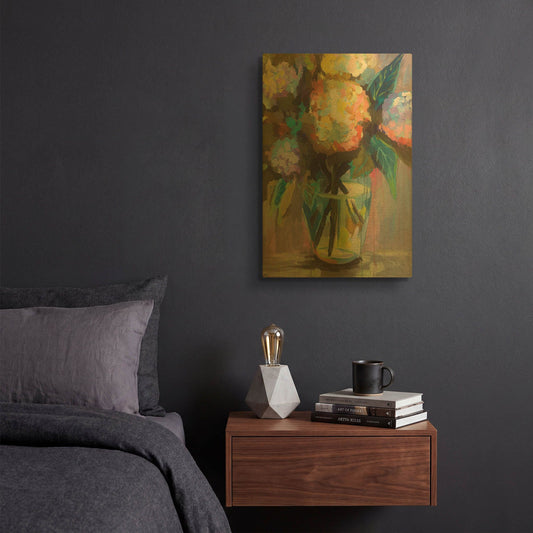 'Glass Study' By Jeanette Vertentes Gold Metal Wall Art