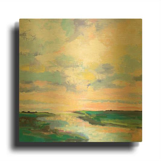 'Mystic' By Jeanette Vertentes Gold Metal Wall Art