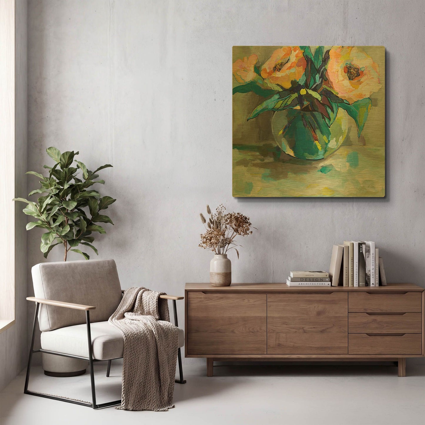 'Pink Ladies' By Jeanette Vertentes Gold Metal Wall Art