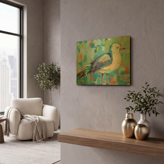 'Joe' By Jeanette Vertentes Gold Metal Wall Art