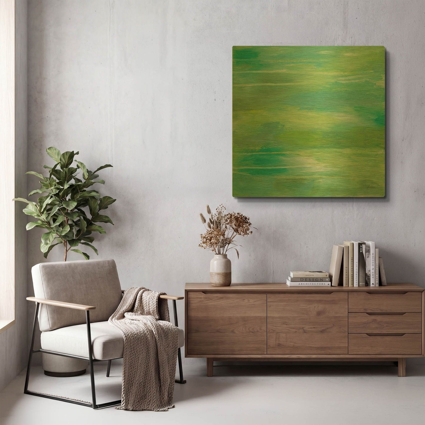 'Elation' By Jeanette Vertentes Gold Metal Wall Art