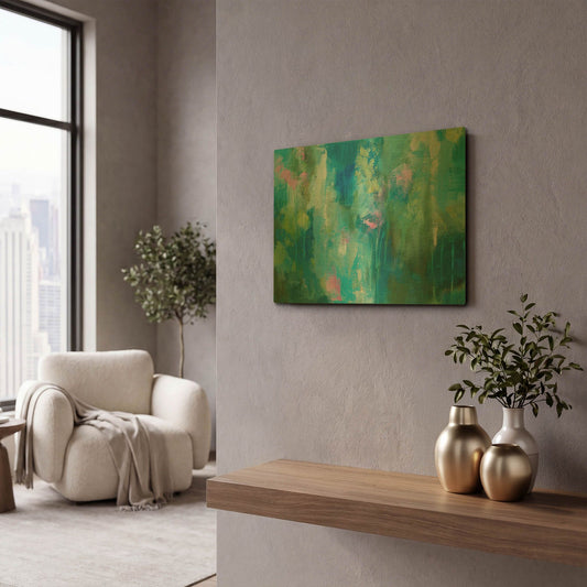 'Playful' By Jeanette Vertentes Gold Metal Wall Art