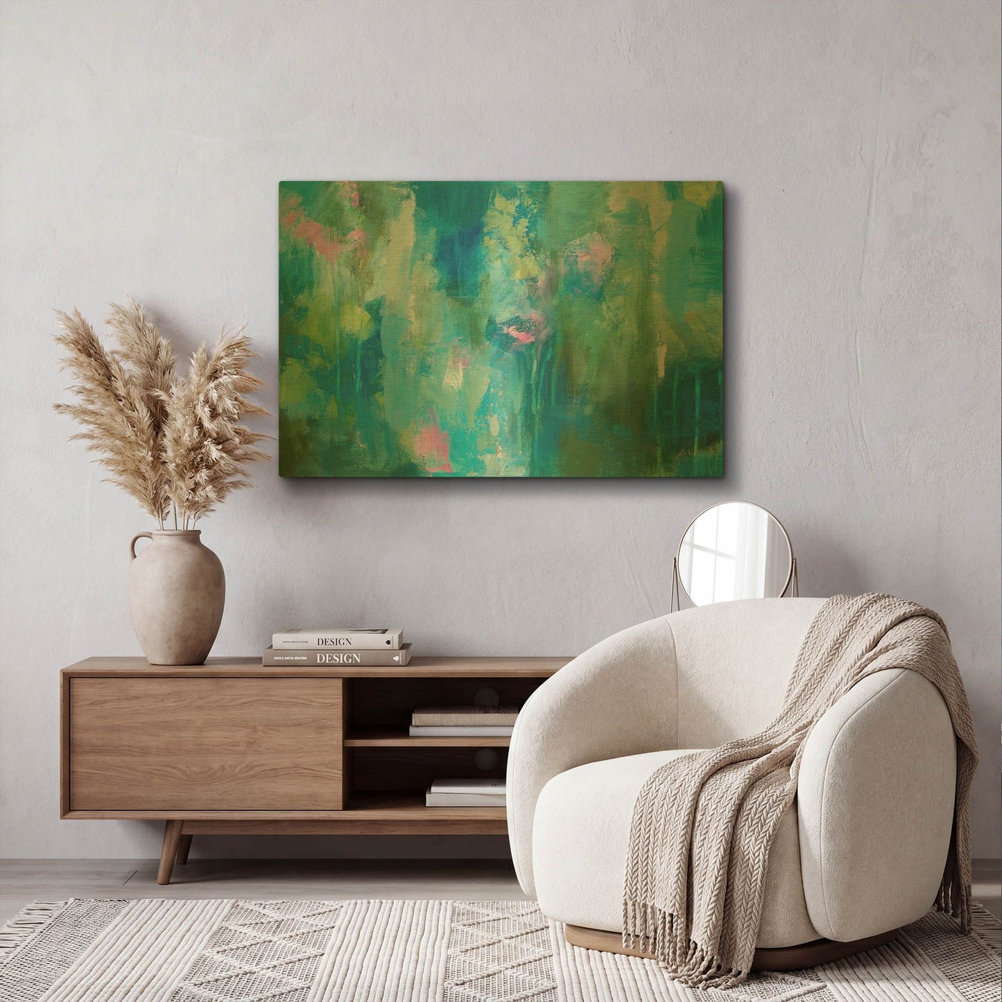 'Playful' By Jeanette Vertentes Gold Metal Wall Art