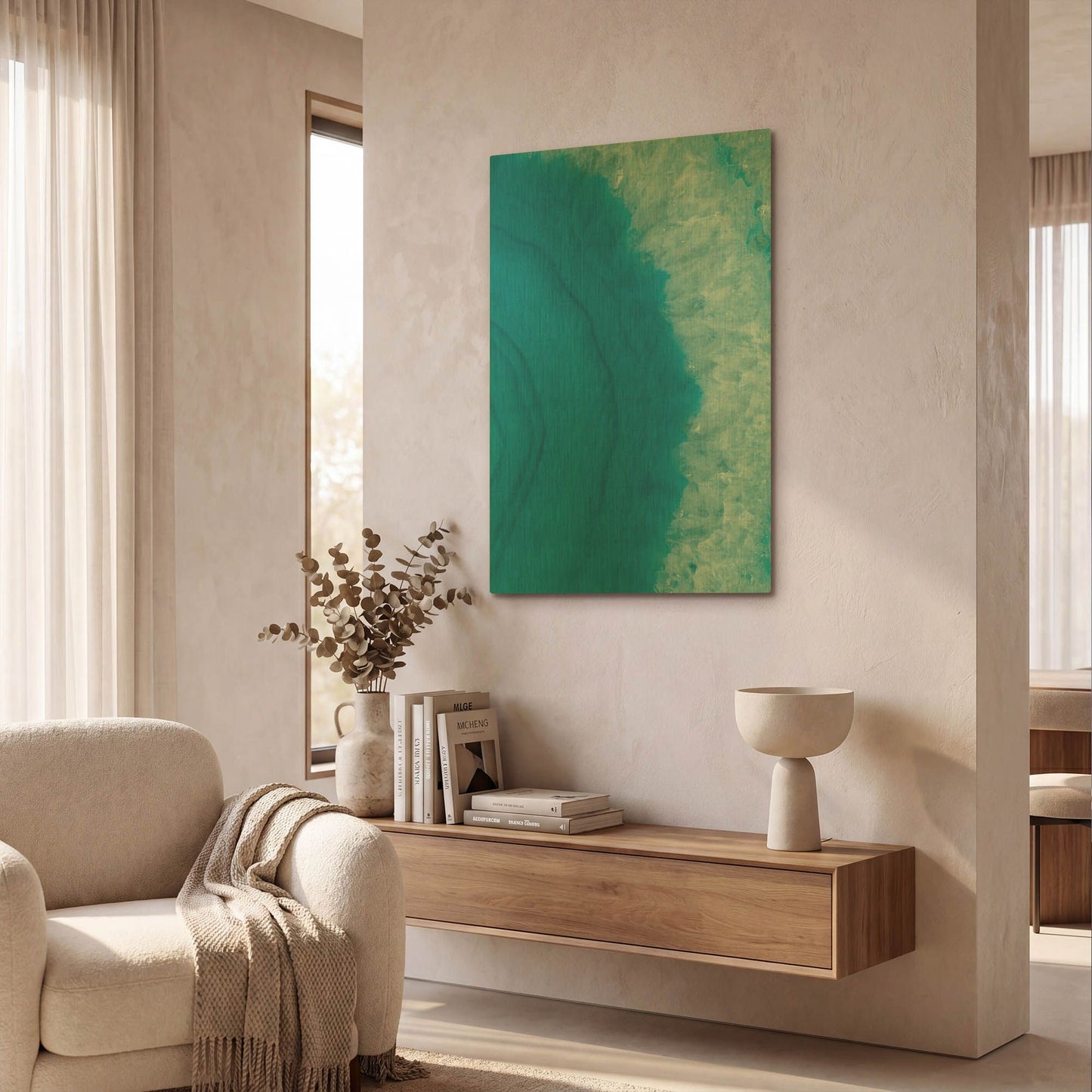 'Agate Geode II' By Wild Apple Portfolio Gold Metal Wall Art