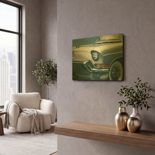 'Vintage Silver Caddy' By Louise Montillio Gold Metal Wall Art