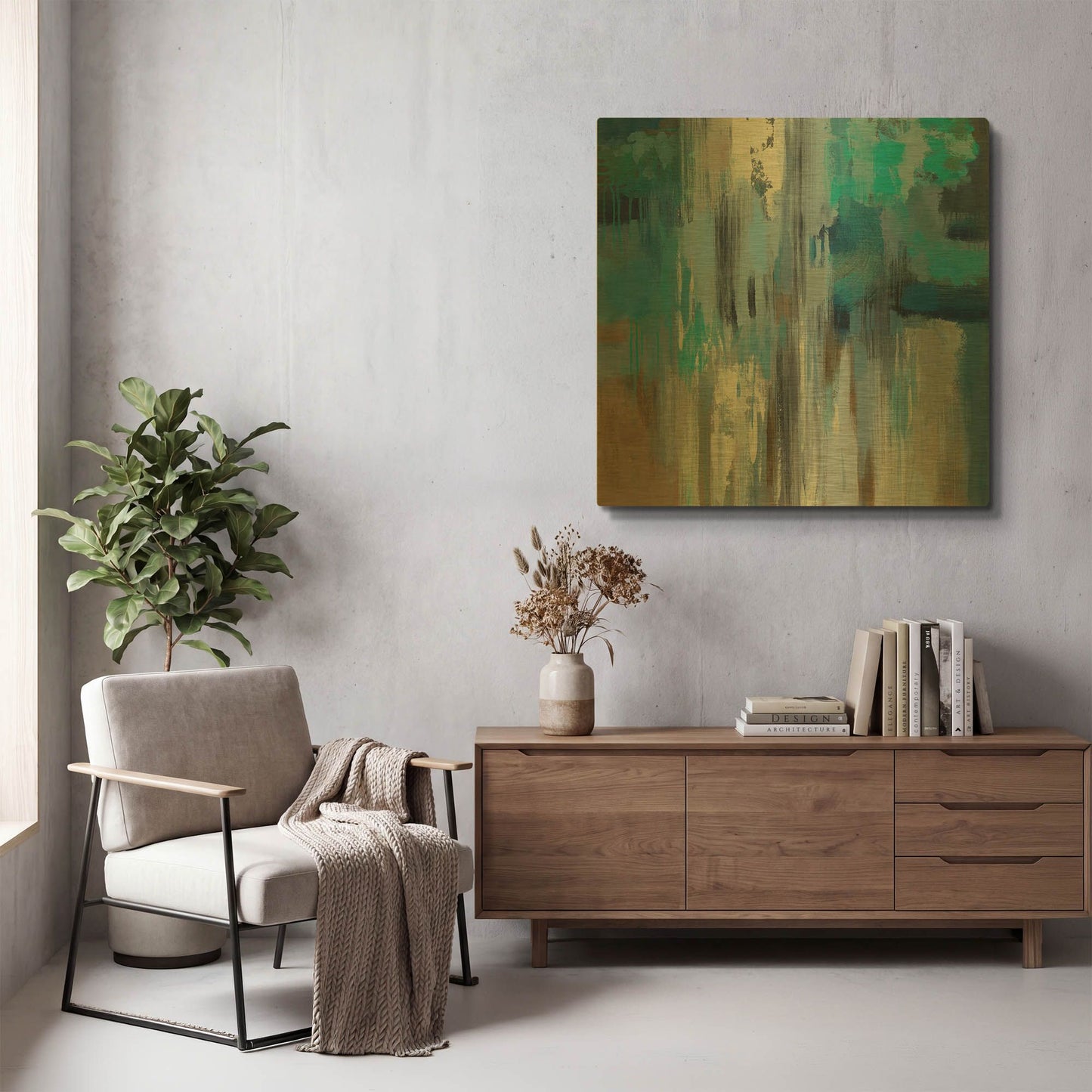 'Fisherman Nets' By Silvia Vassileva Gold Metal Wall Art