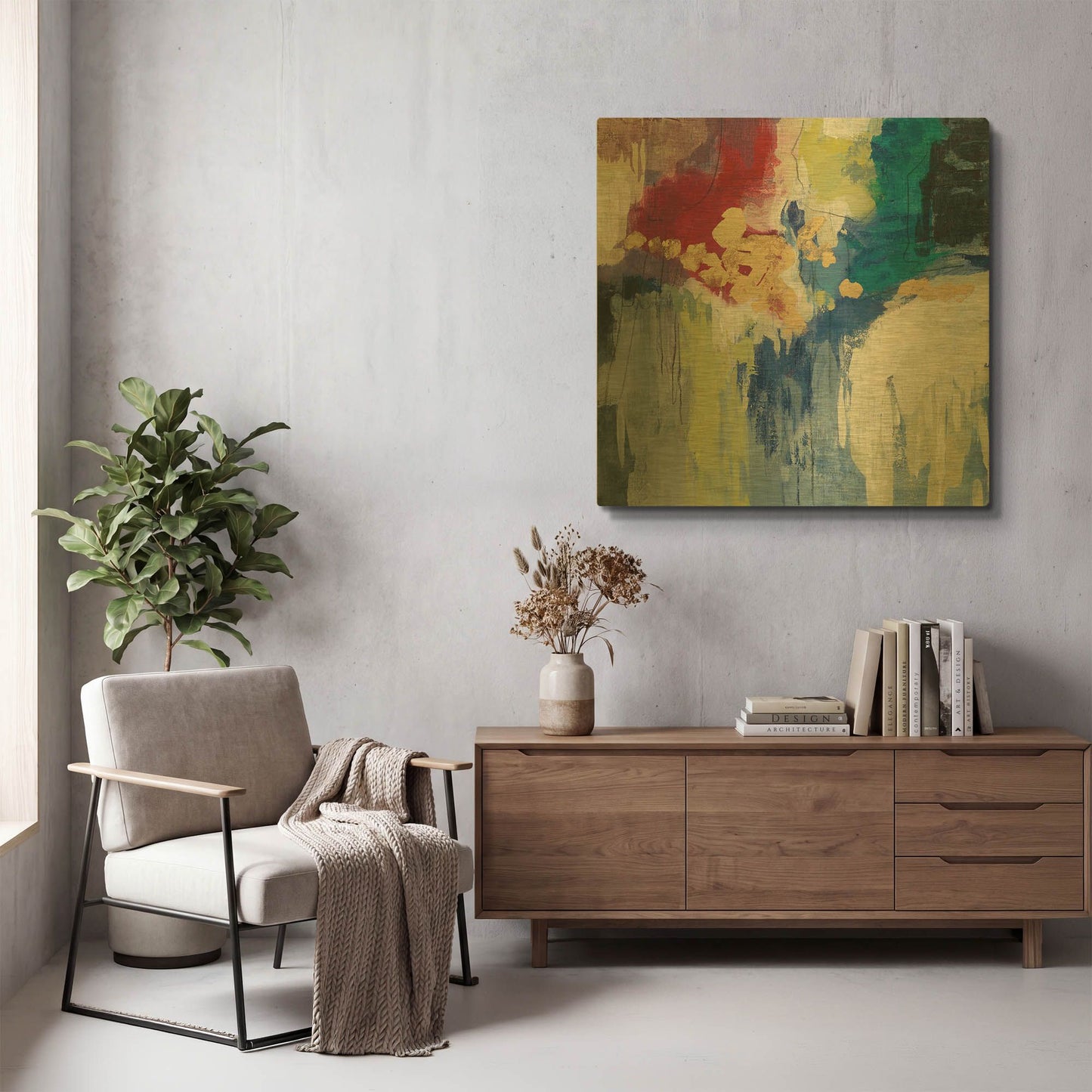 'Sparkle Abstract III' By Silvia Vassileva Gold Metal Wall Art