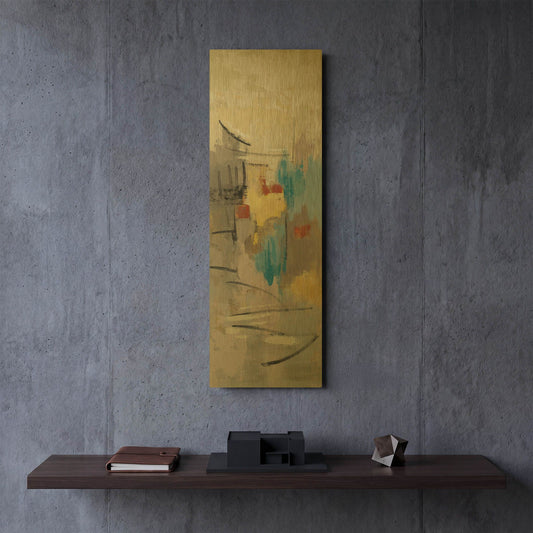 'Sail Away I' By Silvia Vassileva Gold Metal Wall Art