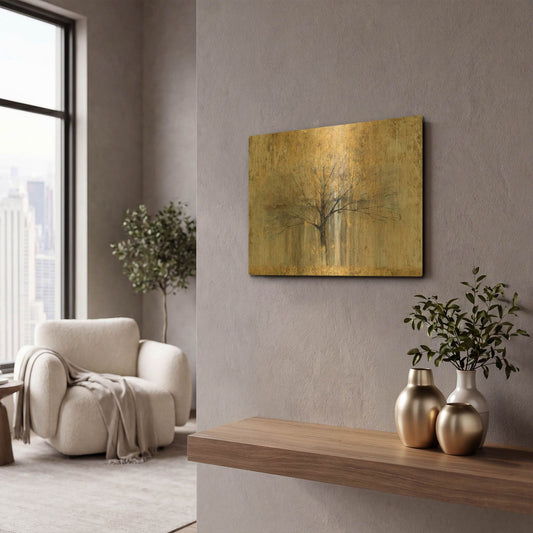 'Open Arms Gold' By Avery Tillmon Gold Metal Wall Art