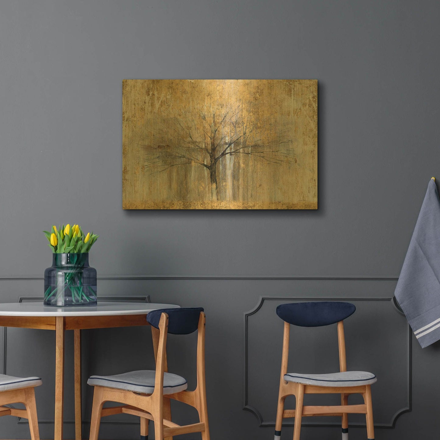 'Open Arms Gold' By Avery Tillmon Gold Metal Wall Art