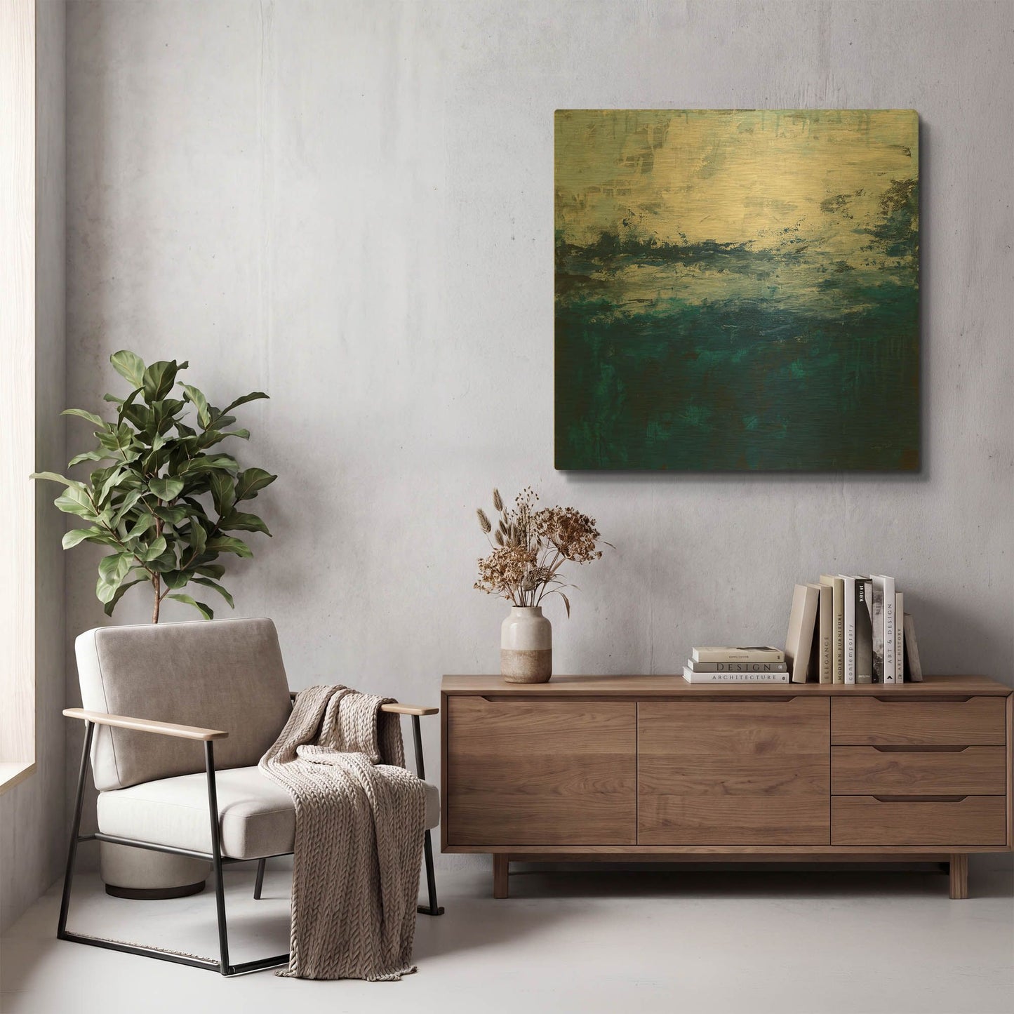 'Seaside Escape I' By Courtney Prahl Gold Metal Wall Art