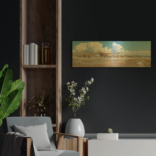 'Migration' By Damir Martin Gold Metal Wall Art