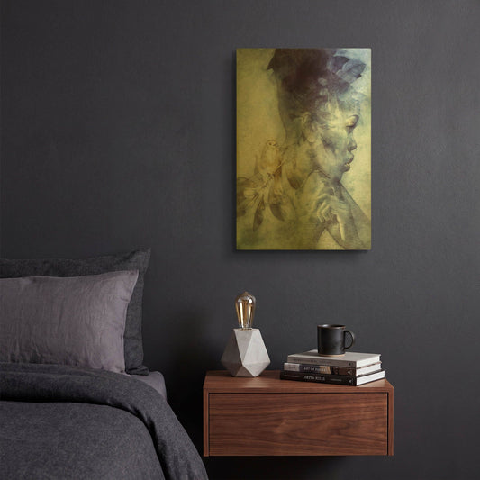 'Midas' By Anna Dittman Gold Metal Wall Art