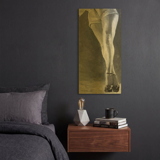 'She' By Stellar Design Studio Gold Metal Wall Art