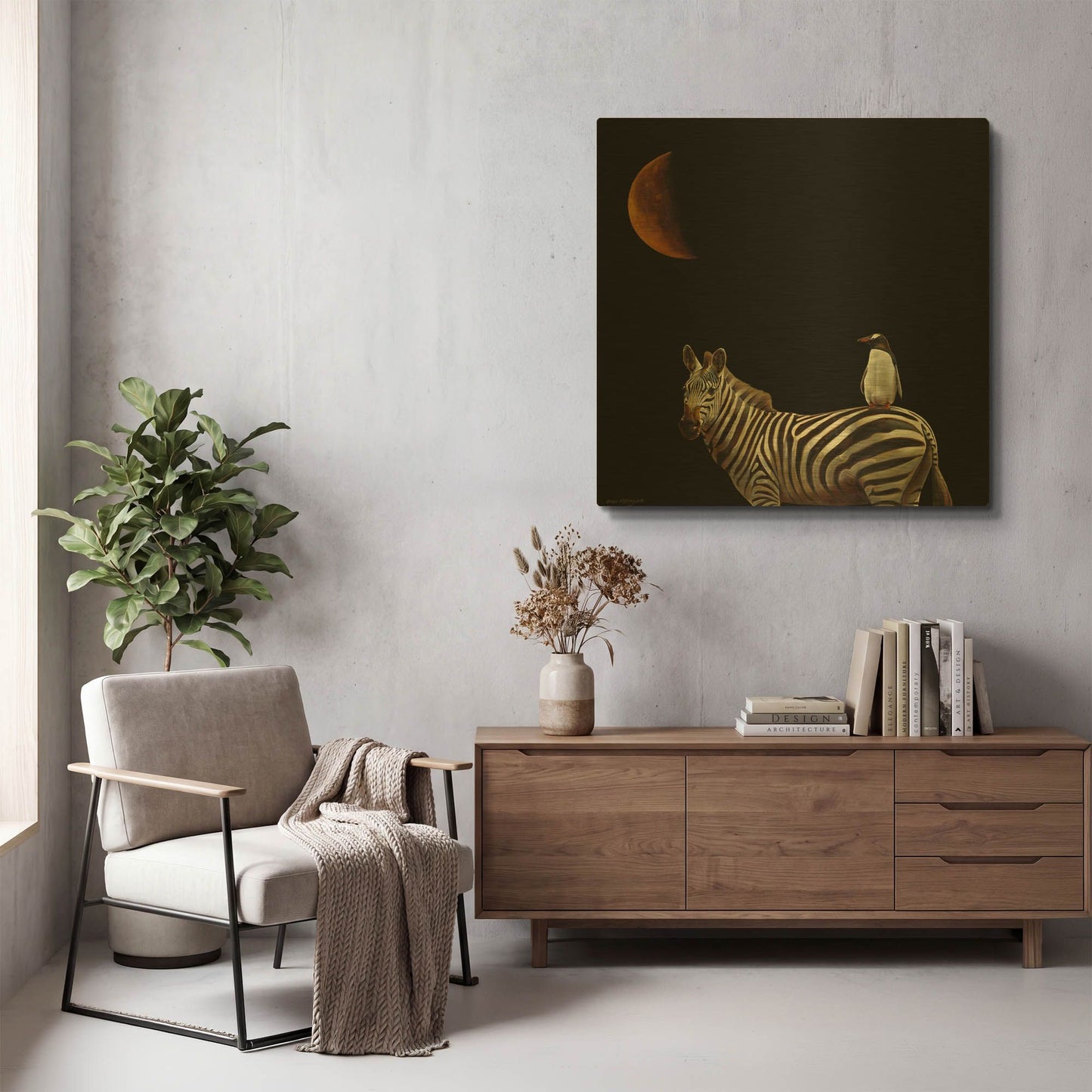 'Pilgrimage' By Karen Hollingsworth Gold Metal Wall Art