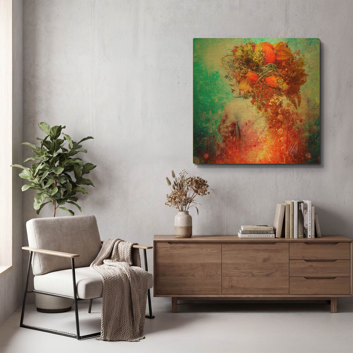 'Compassion' By Mario Sanchez Nevado Gold Metal Wall Art