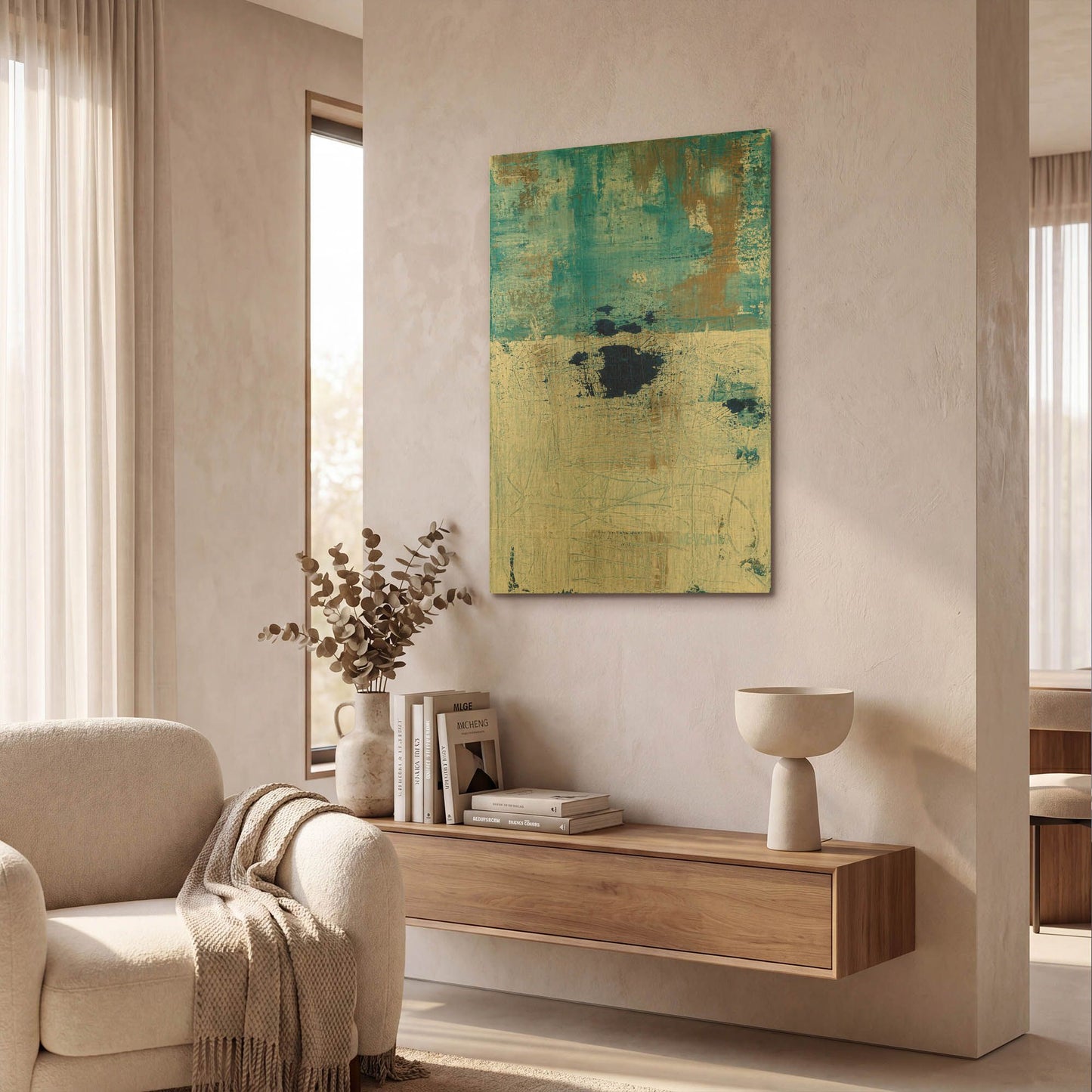 'Explore' By Julie Weaverling Gold Metal Wall Art