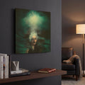 'A Natural Disaster' By Mario Sanchez Nevado Gold Metal Wall Art