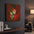 'Ex Empathika' By Mario Sanchez Nevado Gold Metal Wall Art