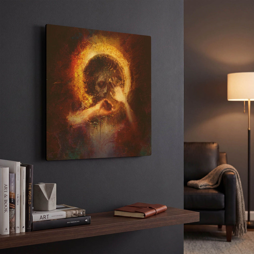'Further' By Mario Sanchez Nevado Gold Metal Wall Art