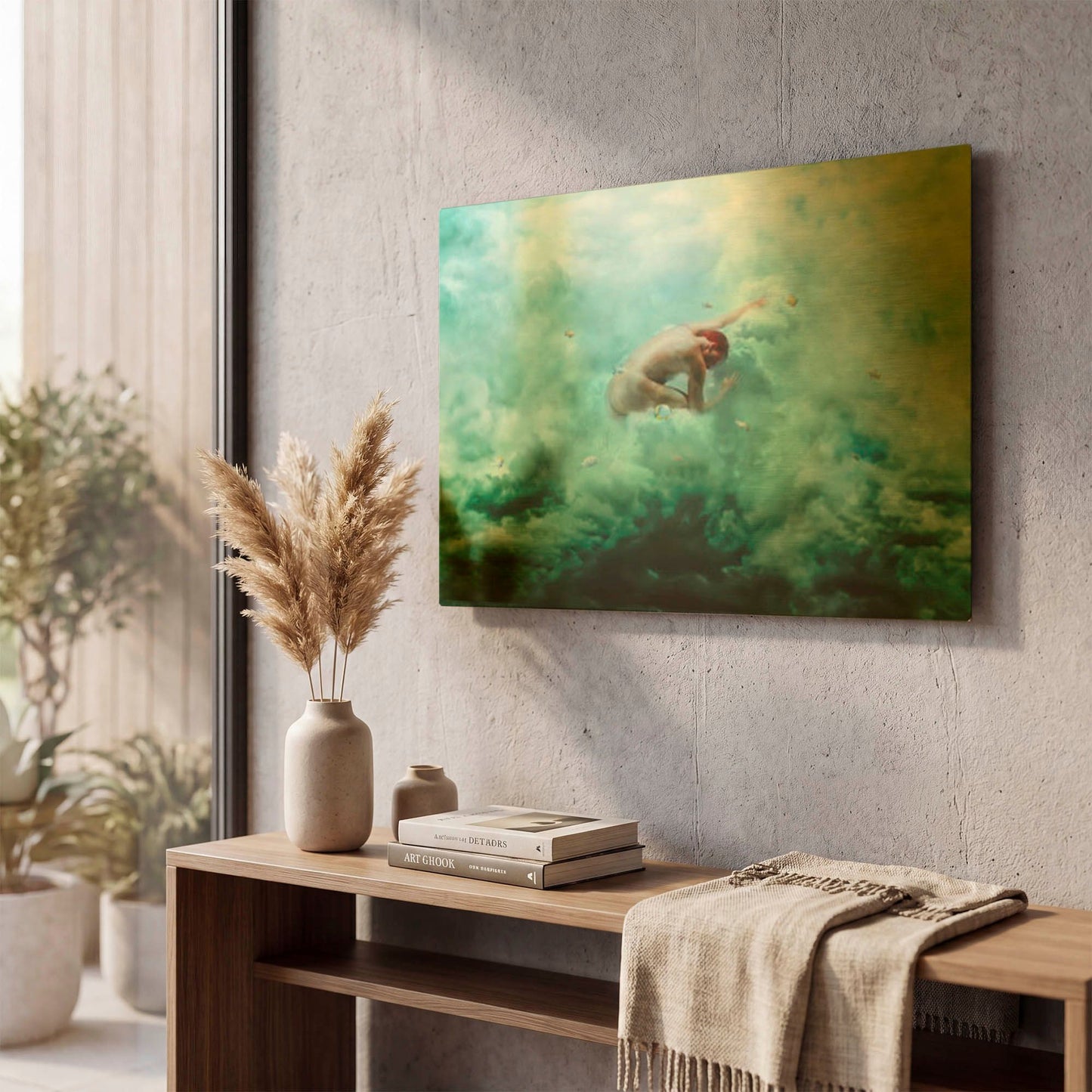 'Heaven & Alchemy' By Mario Sanchez Nevado Gold Metal Wall Art