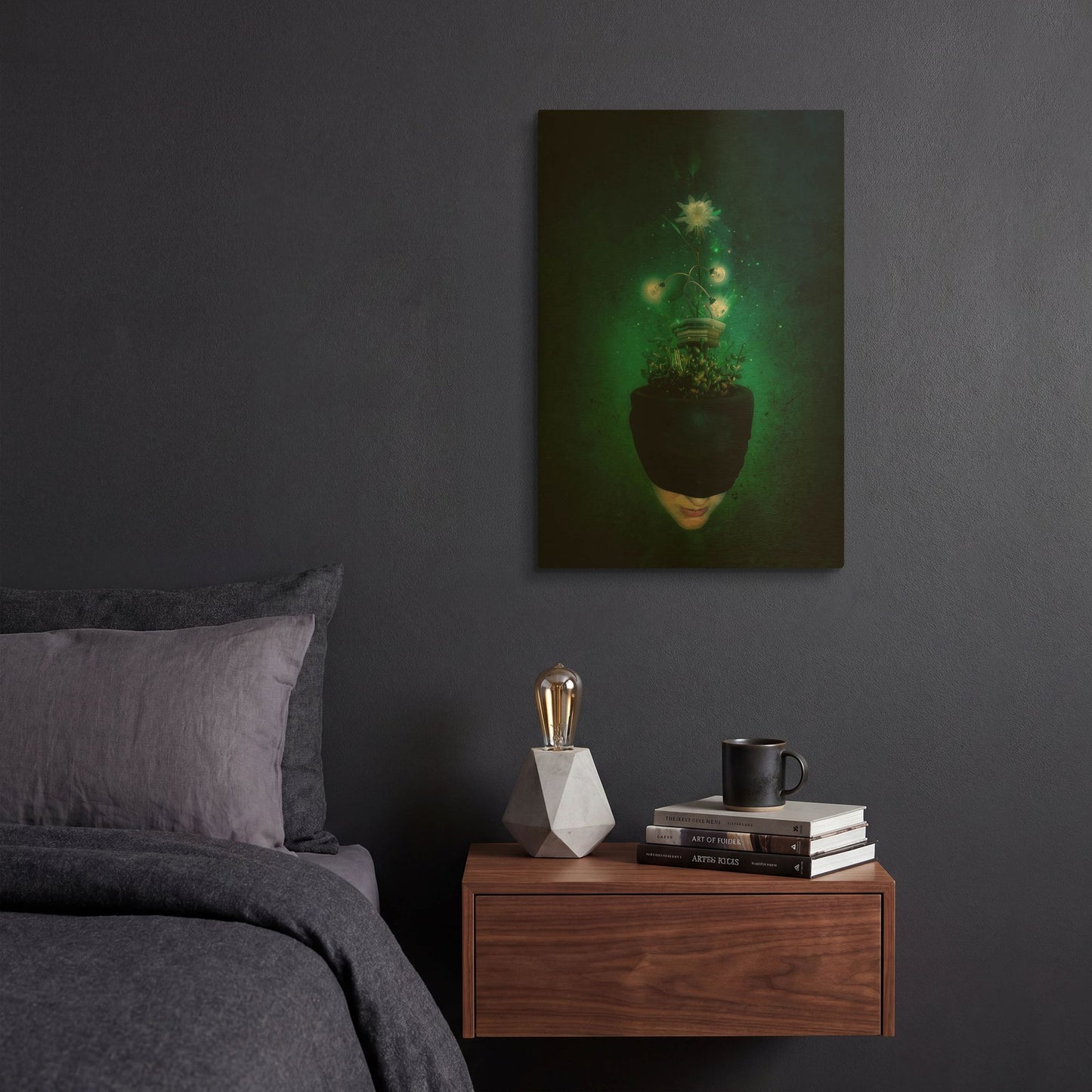 'Herbal Movement I' By Mario Sanchez Nevado Gold Metal Wall Art