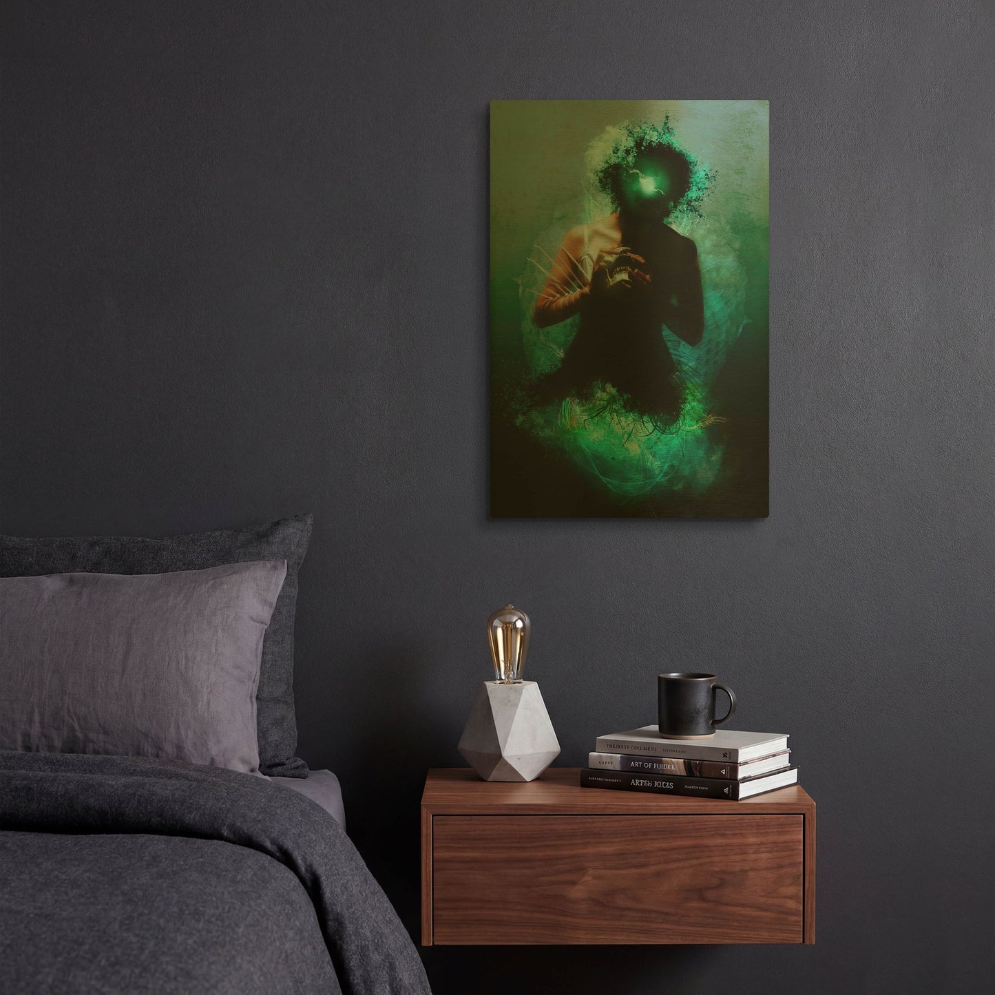 'Memento Mori' By Mario Sanchez Nevado Gold Metal Wall Art