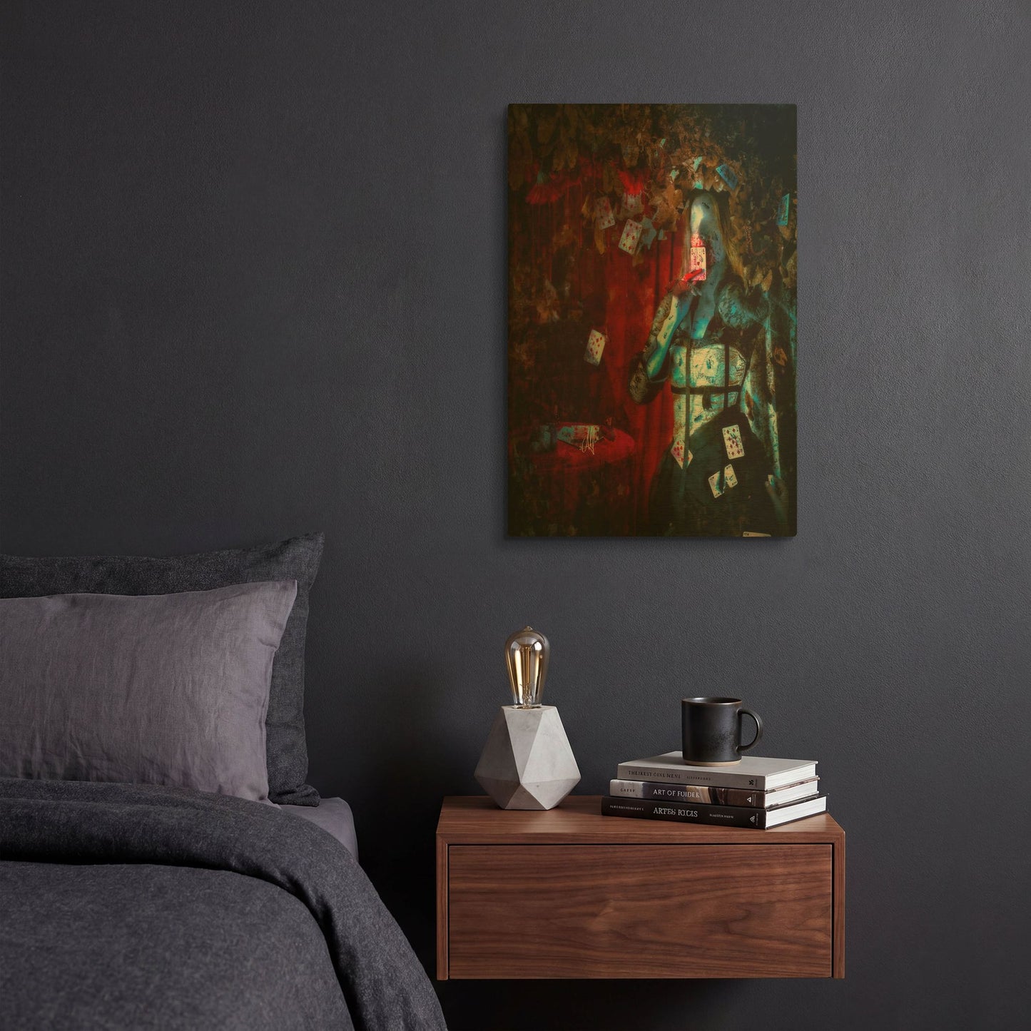 'Player' By Mario Sanchez Nevado Gold Metal Wall Art