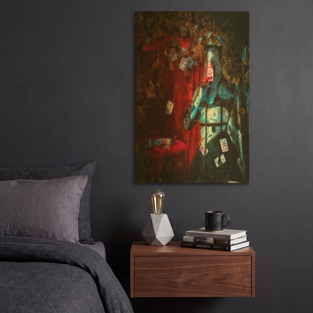 'Player' By Mario Sanchez Nevado Gold Metal Wall Art