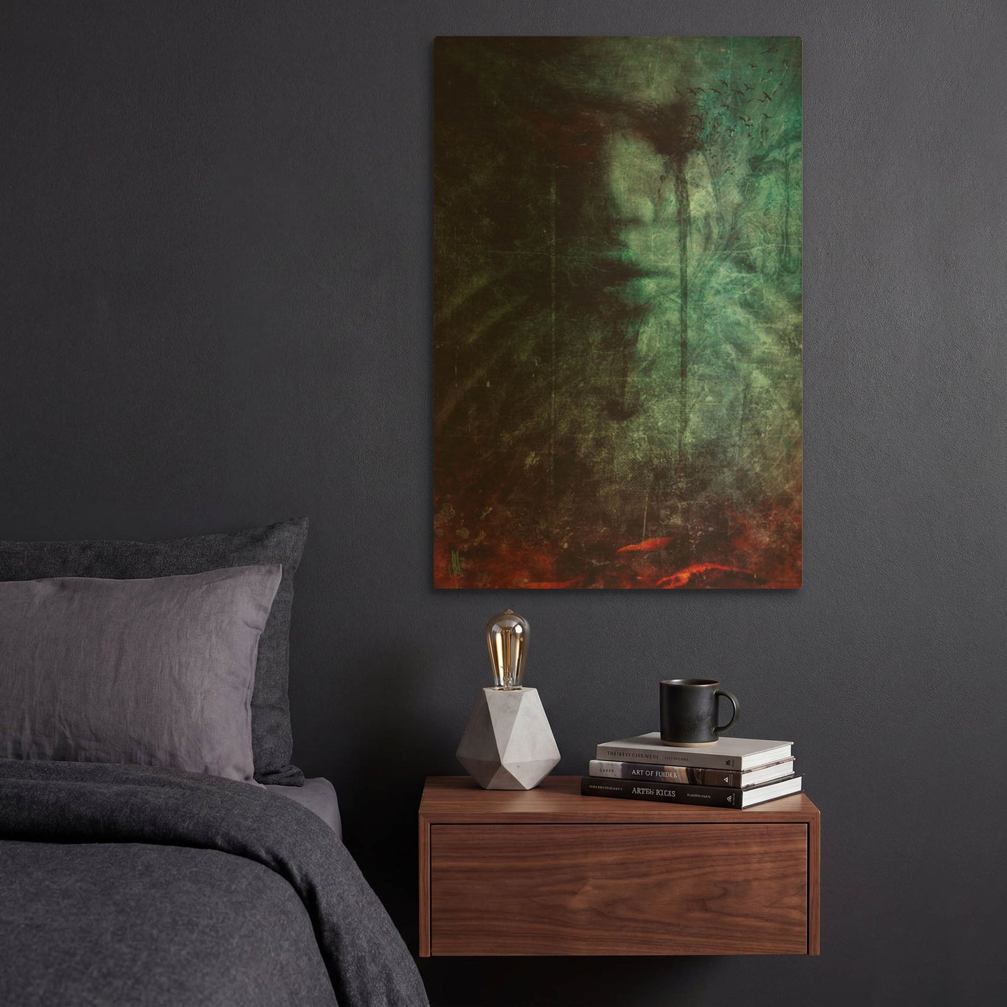'Souvenirs' By Mario Sanchez Nevado Gold Metal Wall Art