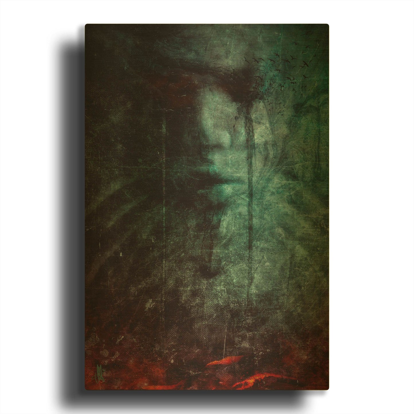 'Souvenirs' By Mario Sanchez Nevado Gold Metal Wall Art
