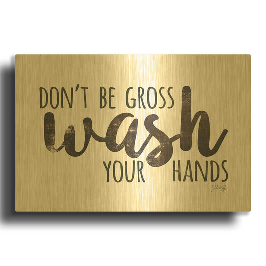 'Don' By Marla Rae Gold Metal Wall Art