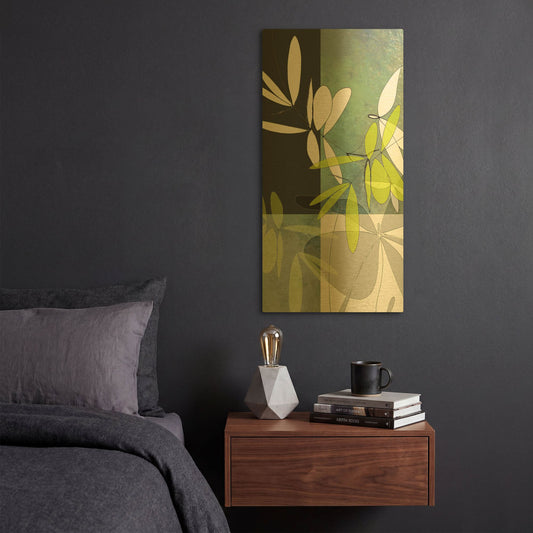 'Dusk' By Jan Weiss Gold Metal Wall Art