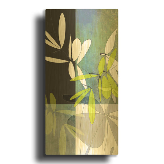 'Dusk' By Jan Weiss Gold Metal Wall Art