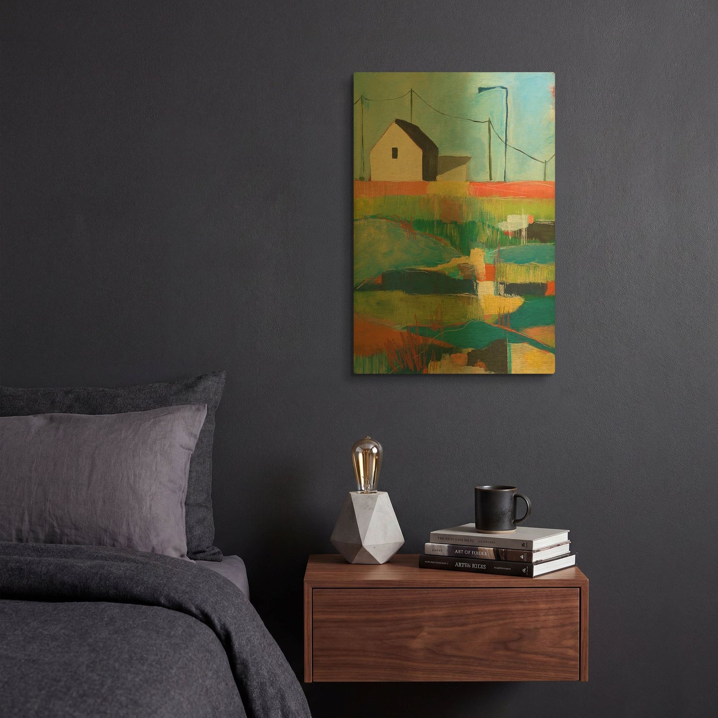 'Western Edge' By Jan Weiss Gold Metal Wall Art