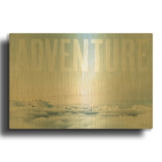 'Adventure' By Susan Ball Gold Metal Wall Art