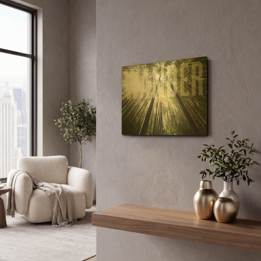 'Wander' By Susan Ball Gold Metal Wall Art