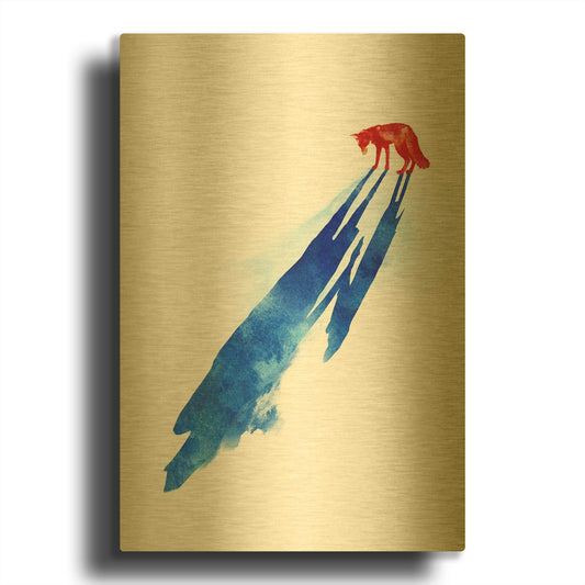 'A Distant Memory' By Robert Farkas Gold Metal Wall Art