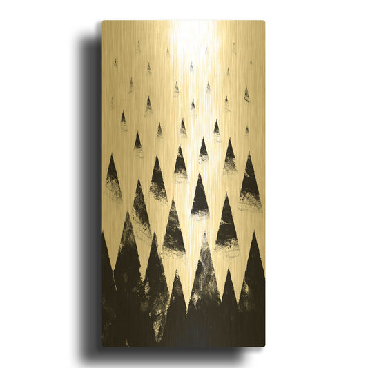 'Black Hills' By Robert Farkas Gold Metal Wall Art