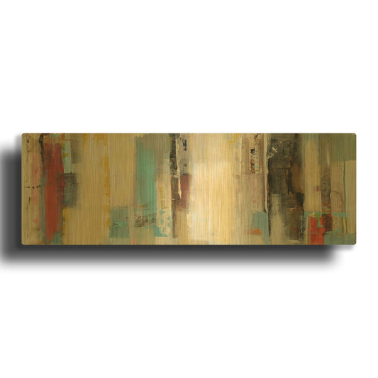 'Serie Caminos #11' By Ines Benedicto Gold Metal Wall Art