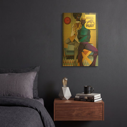 'Right On!' By Jaleel Campbell Gold Metal Wall Art