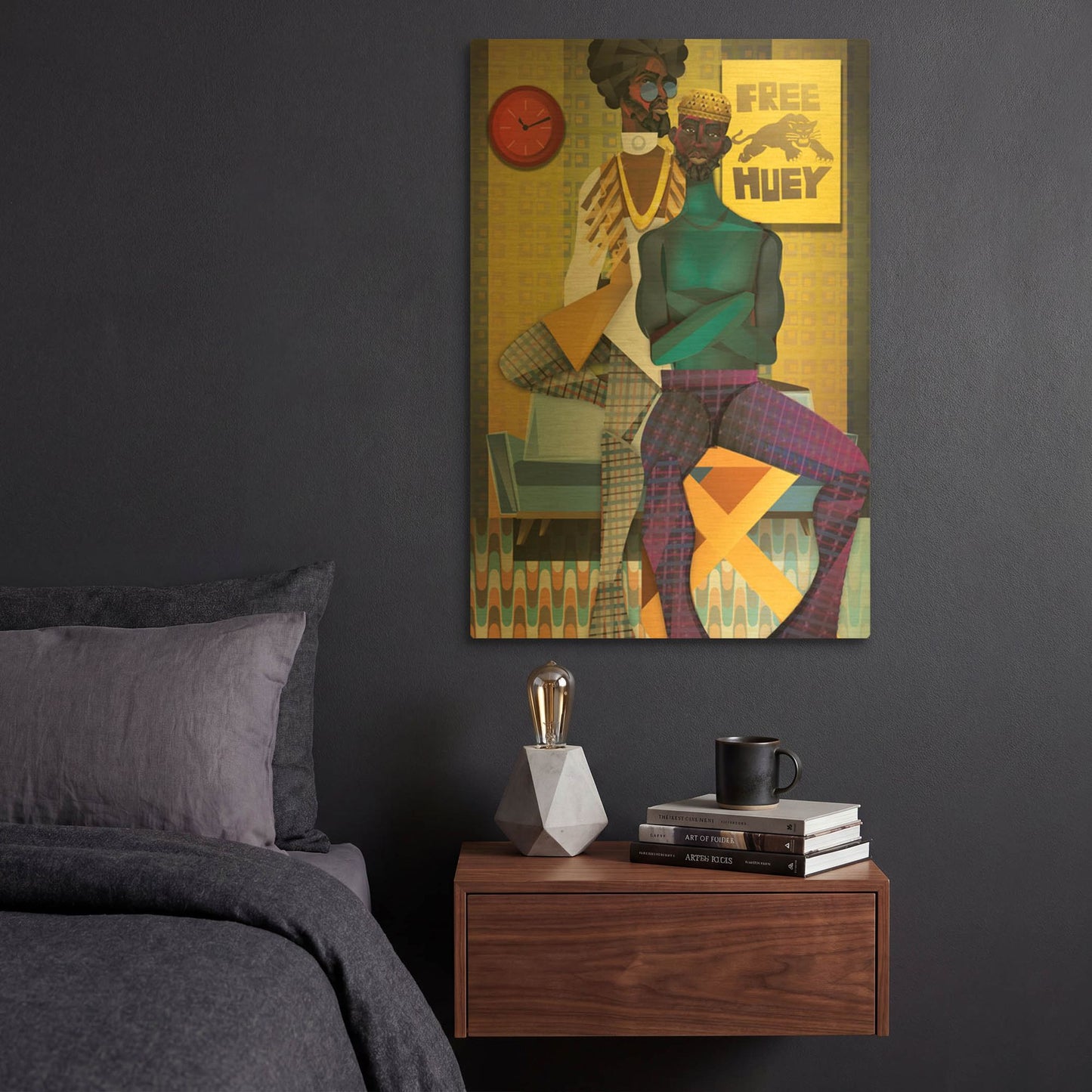 'Right On!' By Jaleel Campbell Gold Metal Wall Art