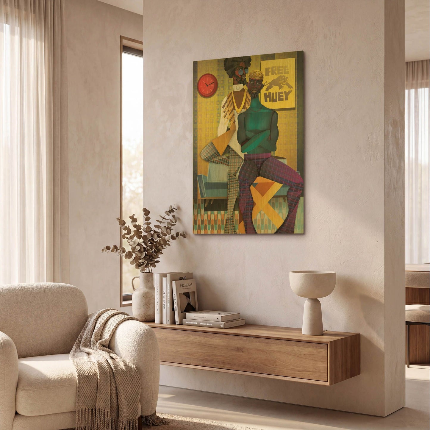 'Right On!' By Jaleel Campbell Gold Metal Wall Art