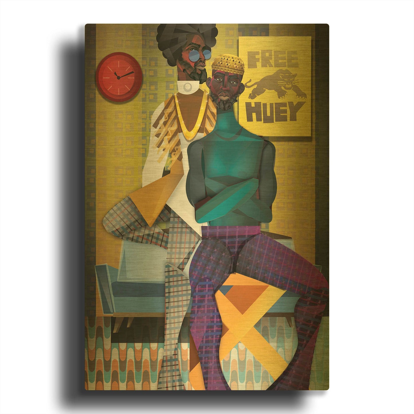 'Right On!' By Jaleel Campbell Gold Metal Wall Art